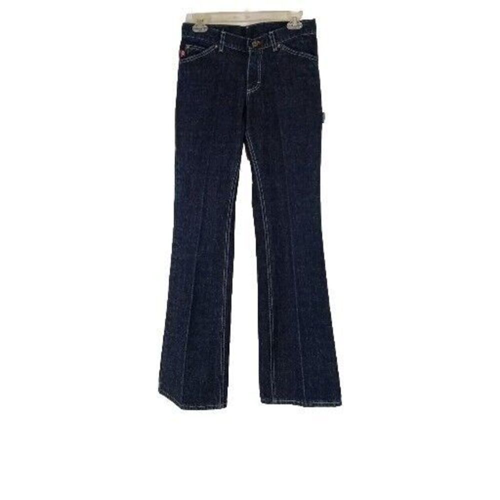 Lee Dungarees Carpenter Jeans Womens 5M Blue Denim Relaxed Fit Straight Leg 5961